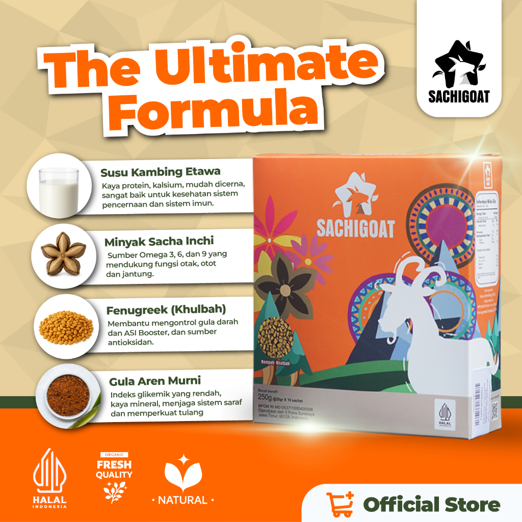 

SACHIGOAT | Sharing is Caring | Paket 10 Box (@250g)