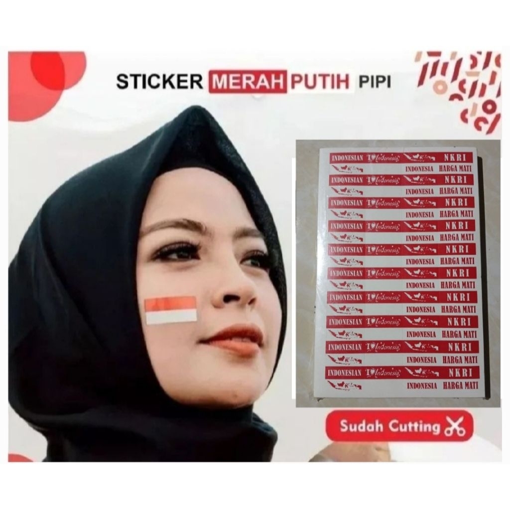 

stiker pipi merah putih isi 40pc