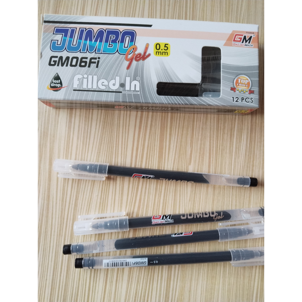 

PEN GEL JUMBO GAJAH MADA 1 PACK [12PCS]