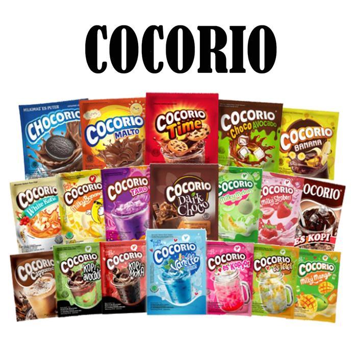 

COCORIO MINUMAN SERBUK ALL VARIANT RENCENG ISI 10 PCS