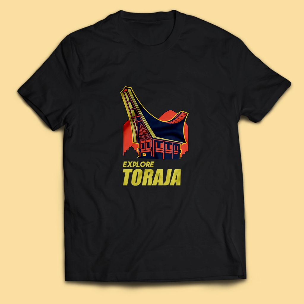 Kaos Pria EXPLORE TORAJA Dewasa Baju Atasan Unisex PakeKaos