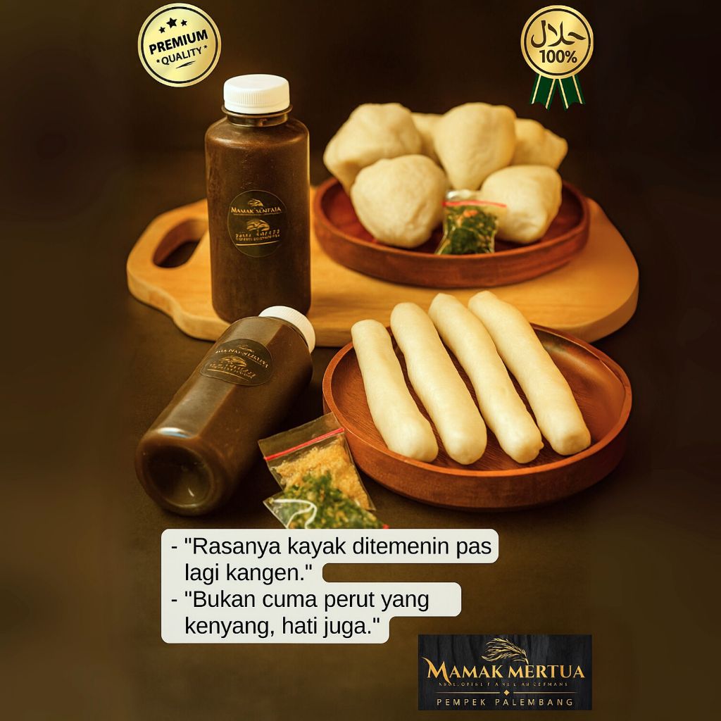 

Pempek Mamak mertua - paket dikangenin mertua | 10 Pempek Besar Mix, Halal & Premium