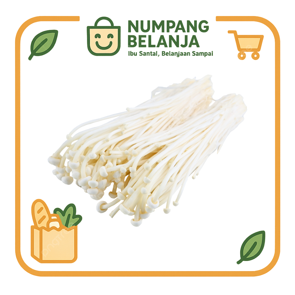 

jamur enoki sayur fresh [100g]