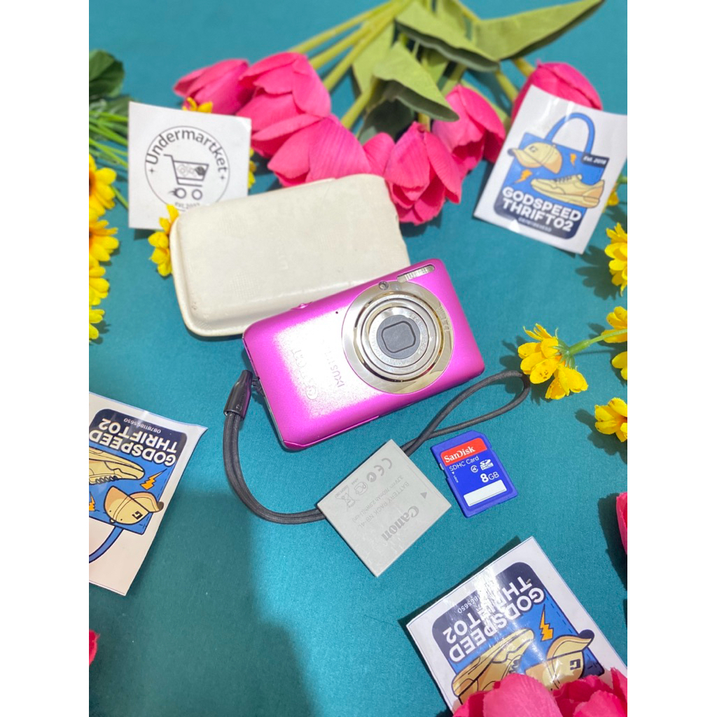 Camera Digital Canon Ixus 115HS Pink series 12.1 MegaPixels 4x Optical Zoom