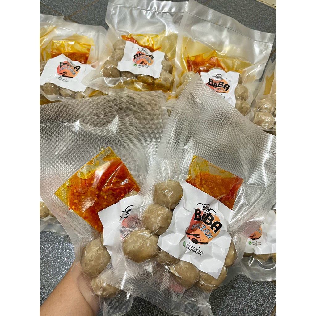 

Bakso isi Keju Lumer Sambal Mercon