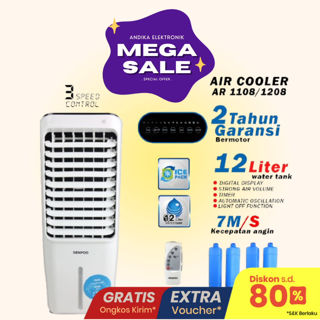 AIR COOLER DENPOO AR-1108 XF