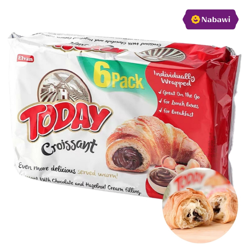 

Elvan Today Croissant Roti Isi Cokelat Strawberry 1 Pcs Oleh Oleh Haji Umroh