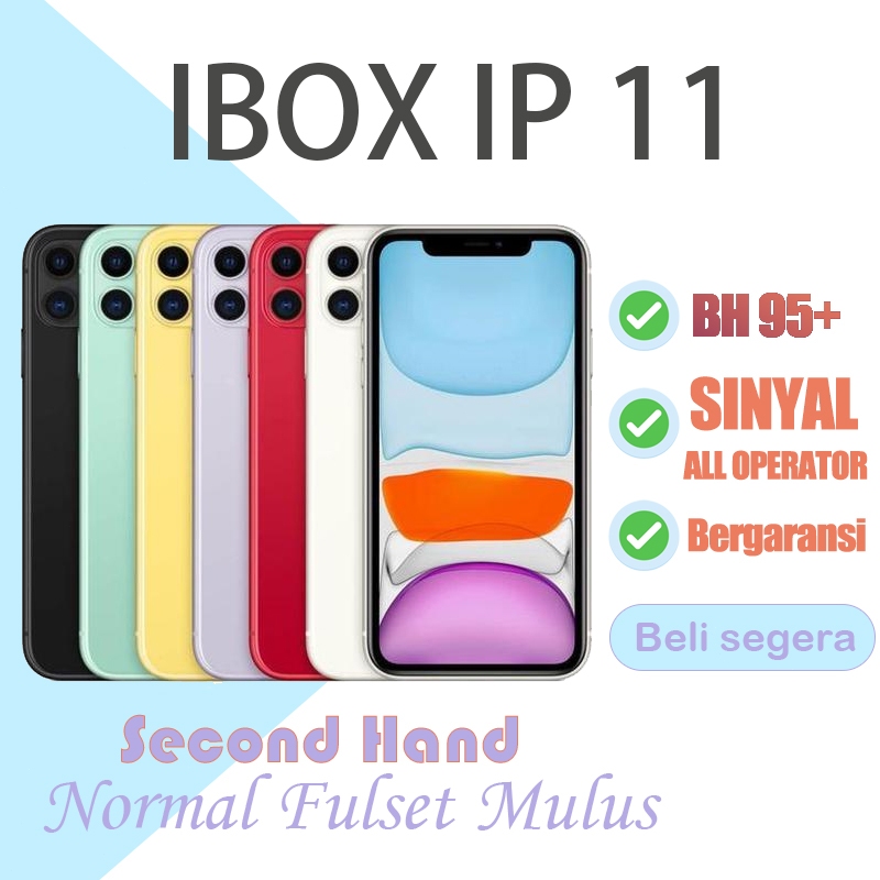IBOX SECOND IP 11 256GB/128GB MULUS GOOD CONDITIONS AMAN NORMAL