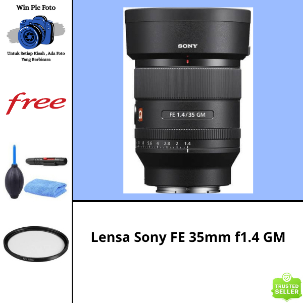 Lensa Sony FE 35mm f1.4 GM / Lensa Kamera Sony / Lensa Camera Sony / Lens Kamera Sony / Lens Camera 