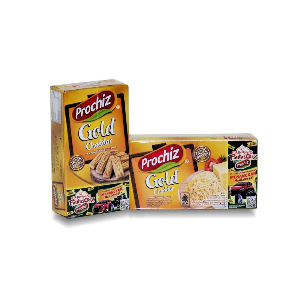 

Prochiz Gold Keju Cheddar 160gr