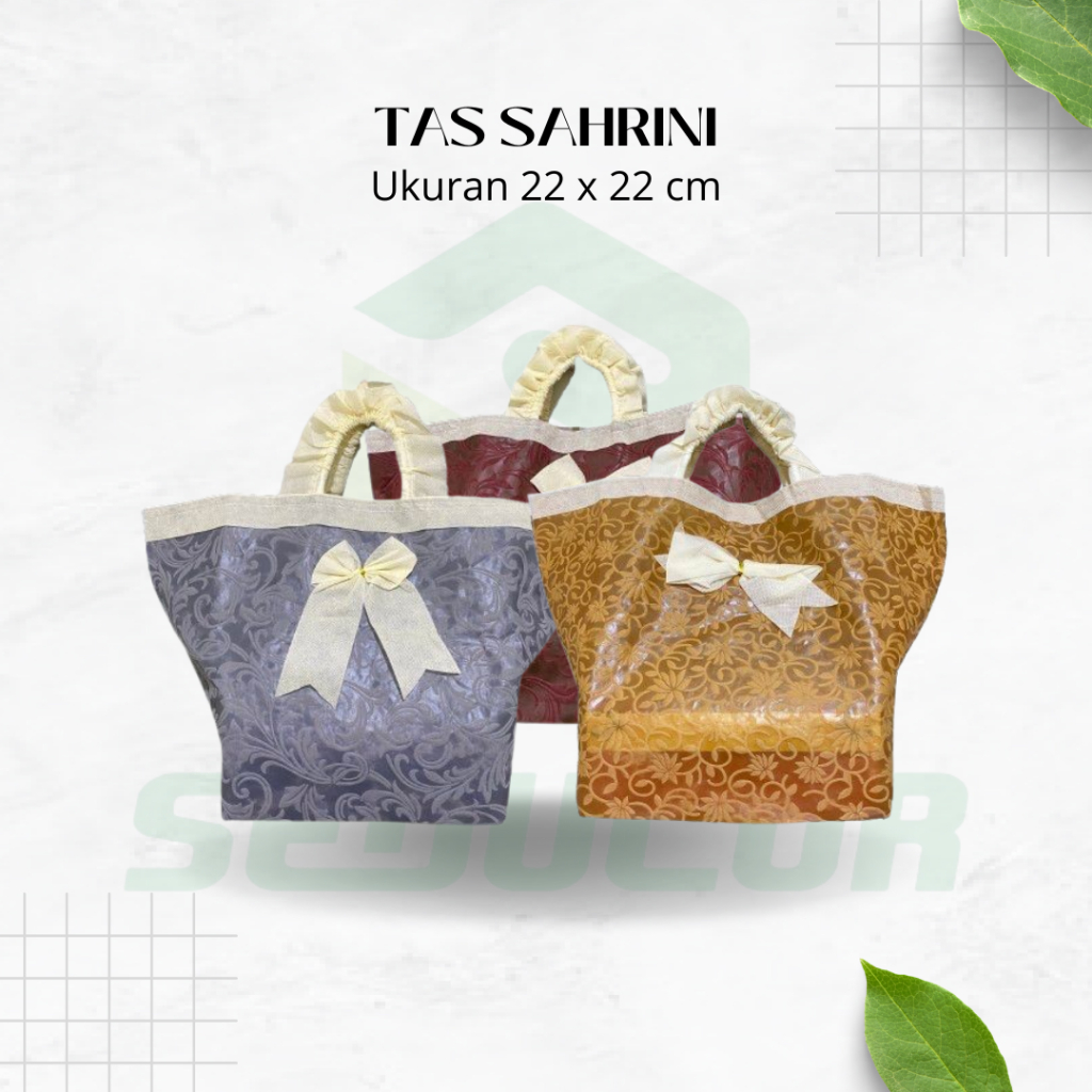 

TAS EMBOSS UK 22 X 22 CM/TAS SAHRINI/TAS HAJATAN/TAS JINJING/TAS HAMPERS KONDANGAN
