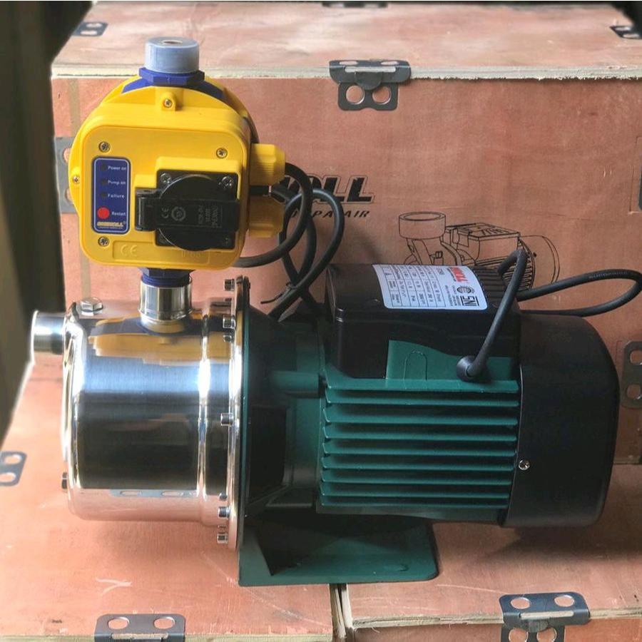 Pompa Jet 250S Stainless Mesin Pompa Dorong Semi Jet Stainless 200Watt Otomatis