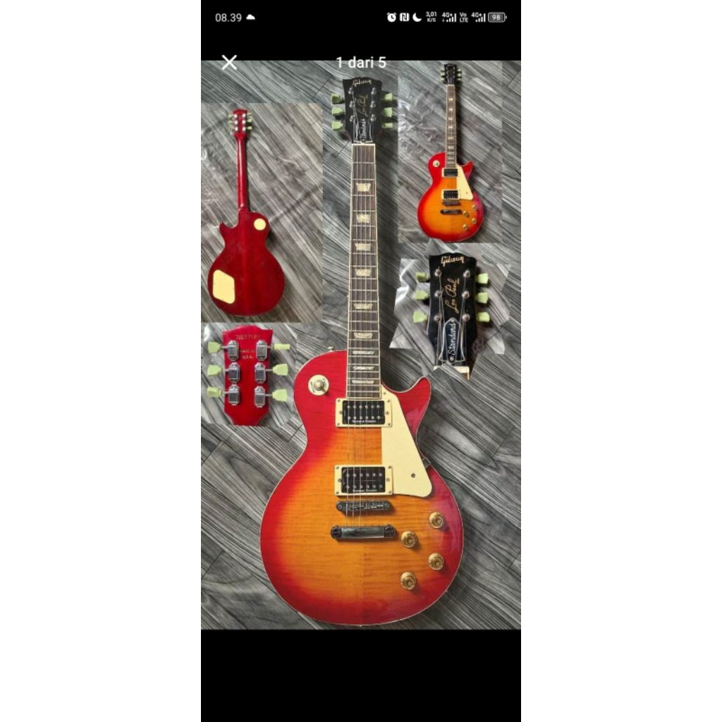 Gitar Gibson LesPaul HQ Seymour duncan potensio Original