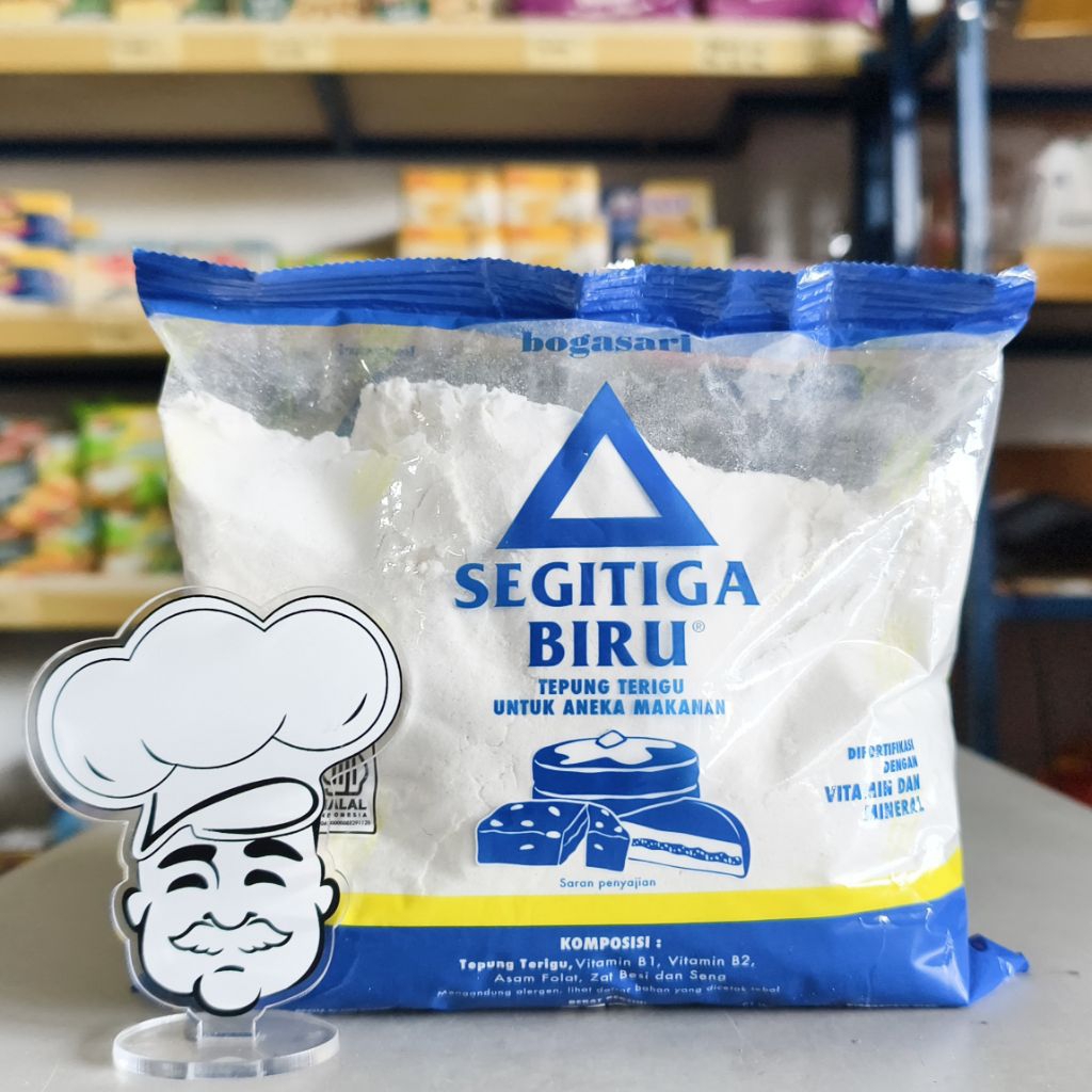 

Tepung Segitiga Biru Eko 500Gr / Tepung Terigu Serbaguna 500Gr