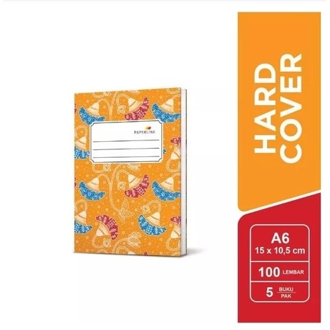 

Buku Tulis Hardcover A6 Batik Paperline Catatan Agenda / Buku Tulis Hardcover Batik