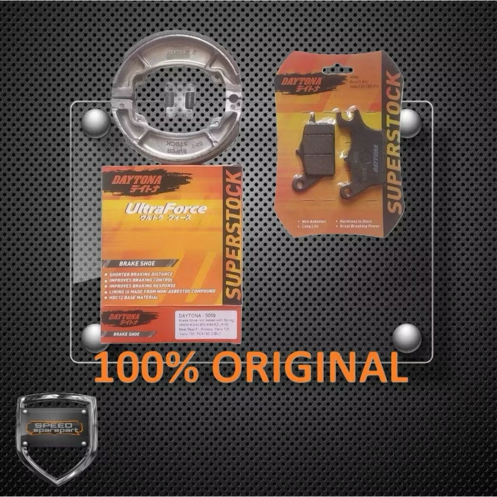 kampas rem depan belakang DAYTONA PCX