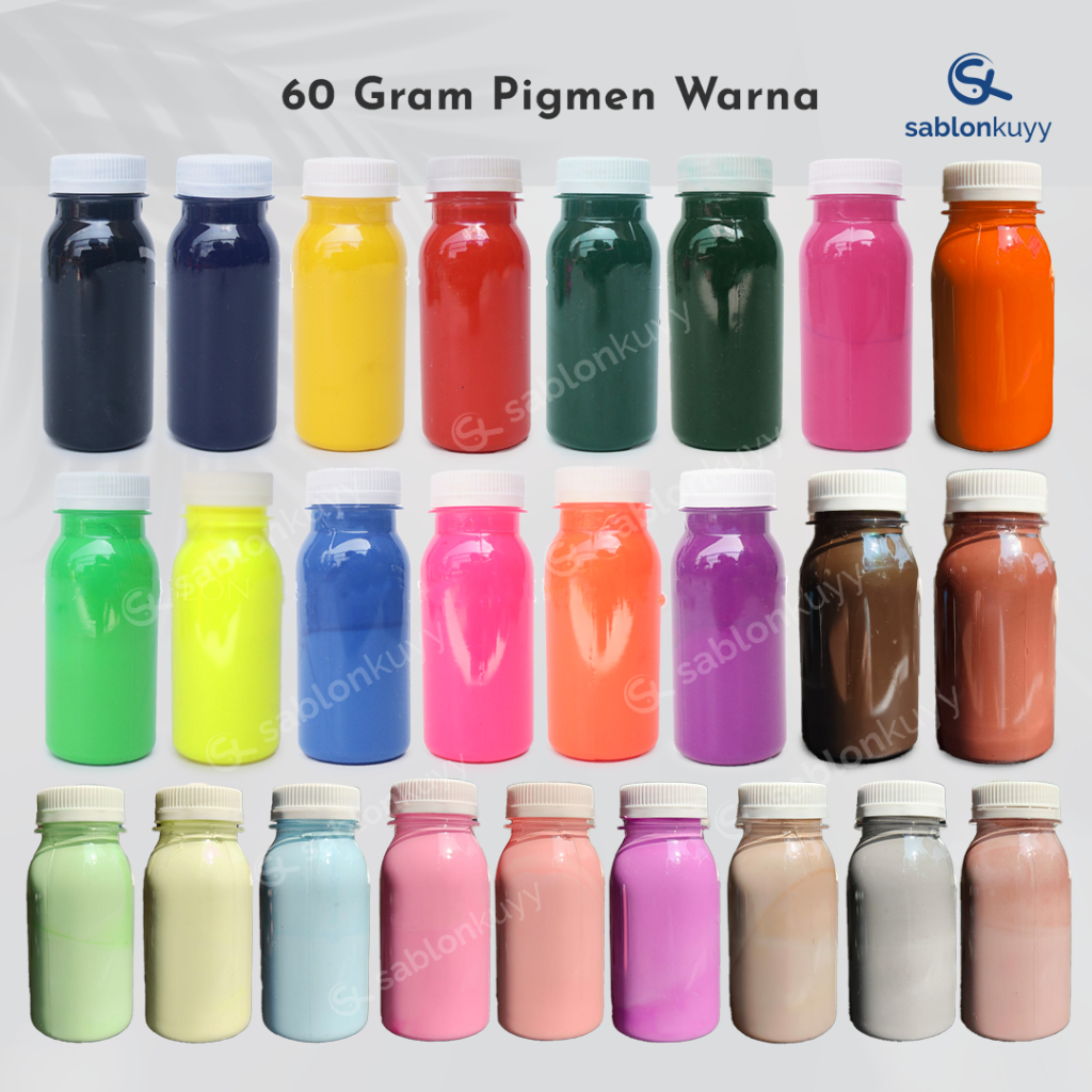 

Pigmen 60 Gram Basis Air. Biang Full Warna Cat Seni