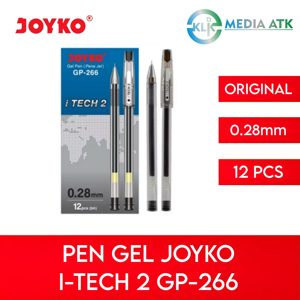 

Gel Pen Joyko iTech 2 GP-266 0.28mm - 12 Pcs