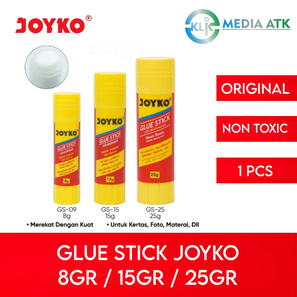 

Glue Stick - Lem Batang Joyko GS-09 GS-15 GS-25 - 1 Pcs
