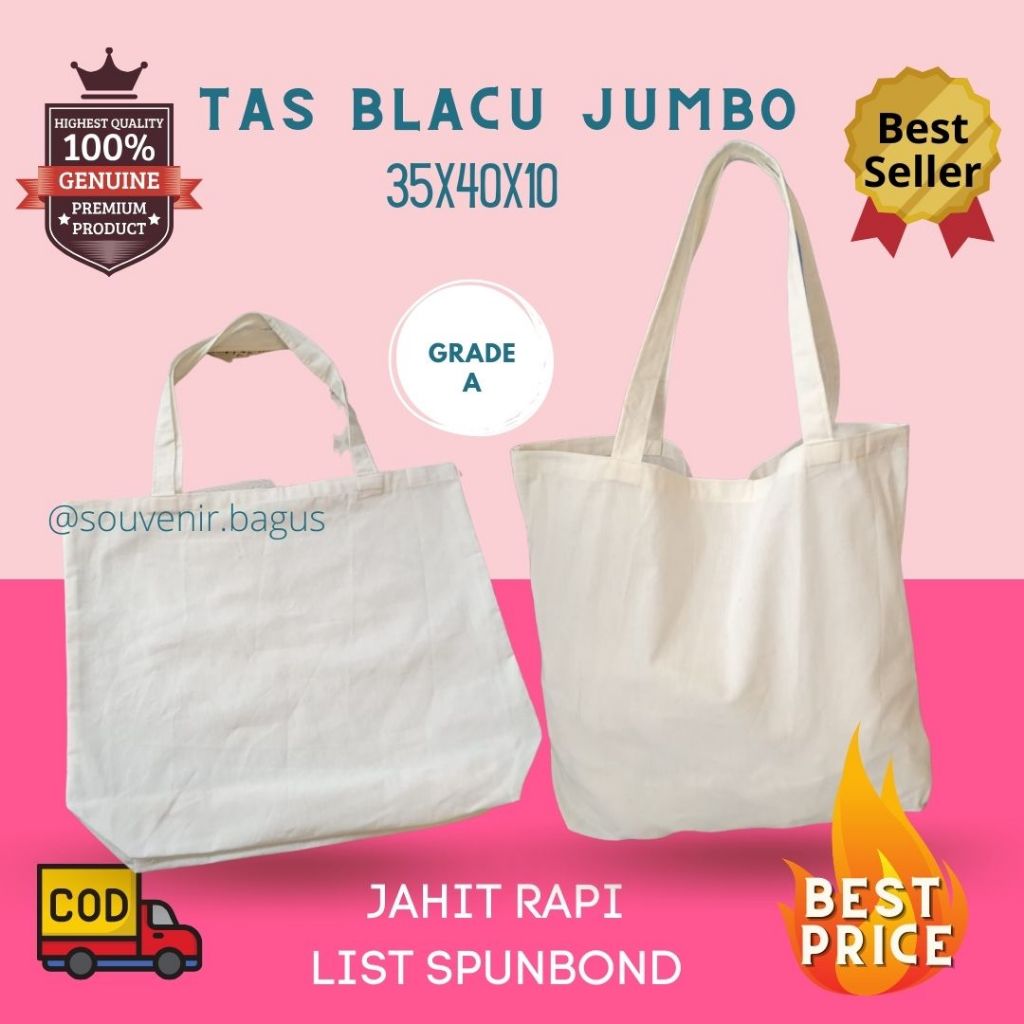 Tas Laundry Jumbo Blacu Besar Warna Tebal Kuat Tas Belanja Binatu Polos