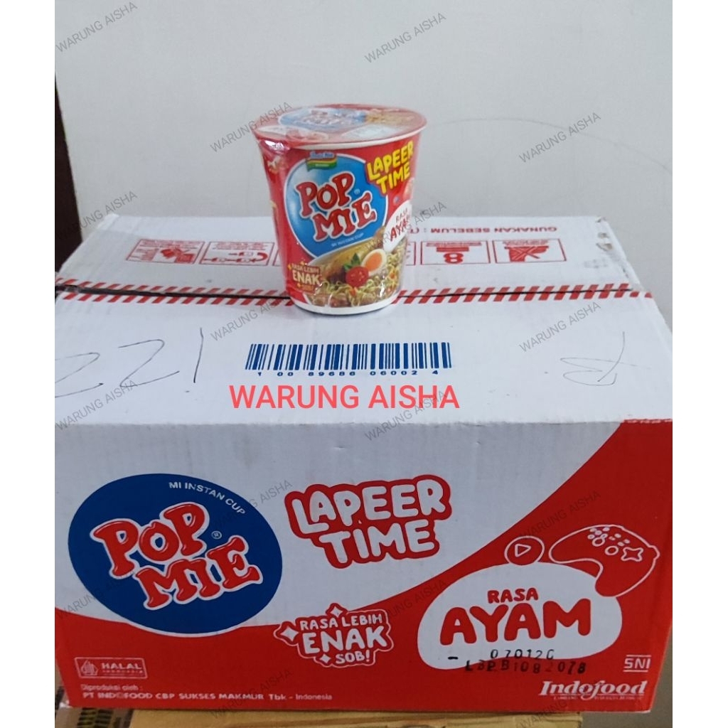 

Mi Instan Popmie Pop Mie Soto Ayam | Ayam 75 gr per dus isi 24 pcs