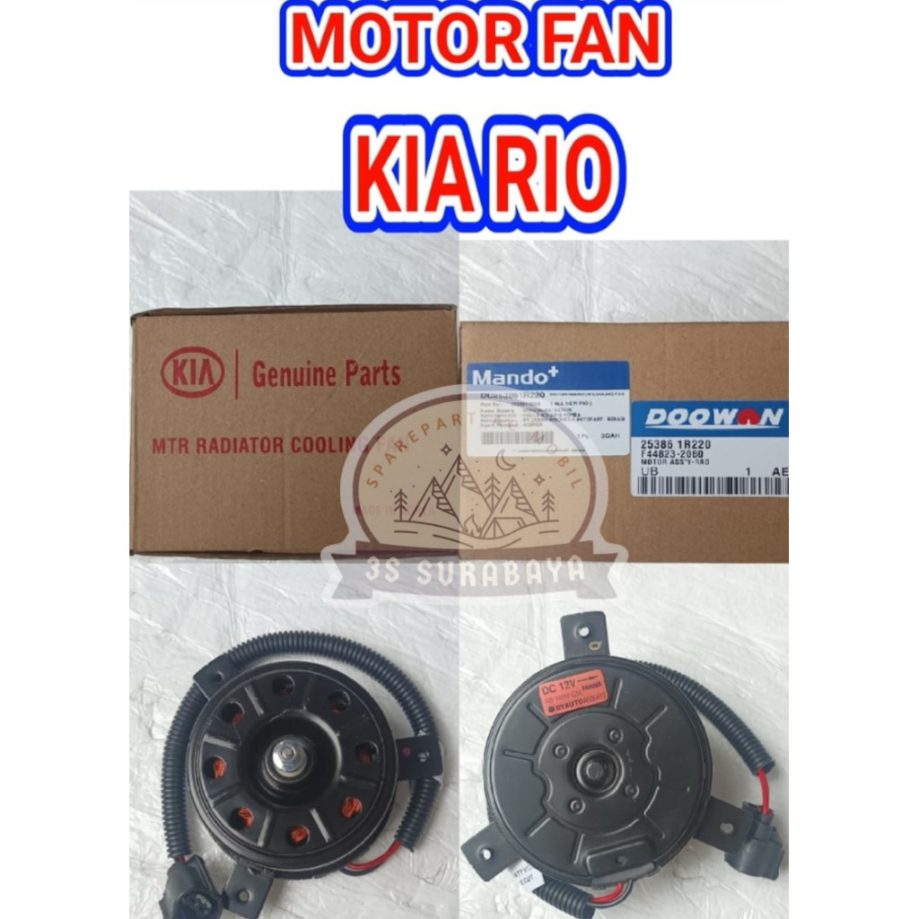 Motorfan Kia Rio Doowon Ac mobil Motor Fan (Baru/New)