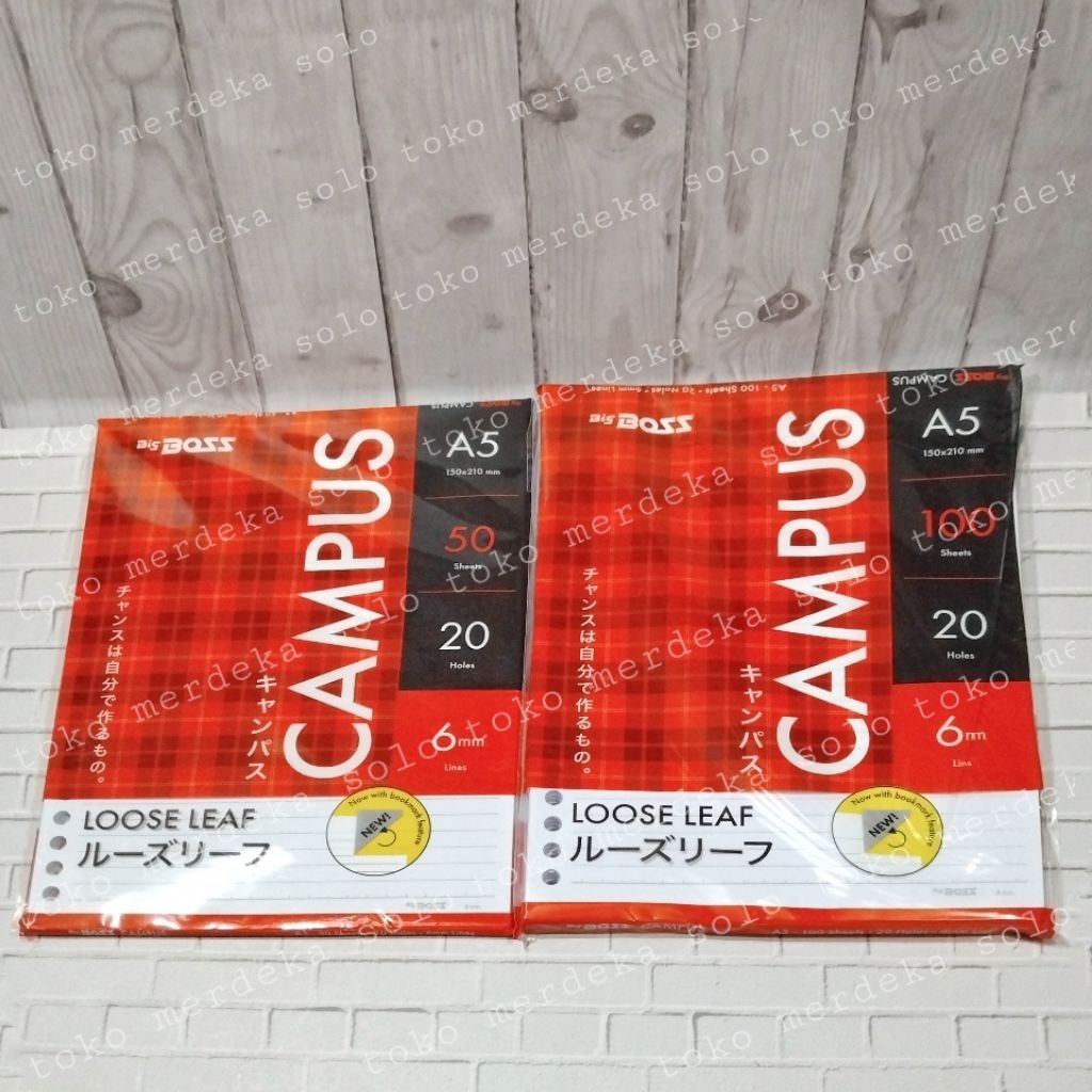 

Kertas Binder / Loose Leaf Garis A5/50