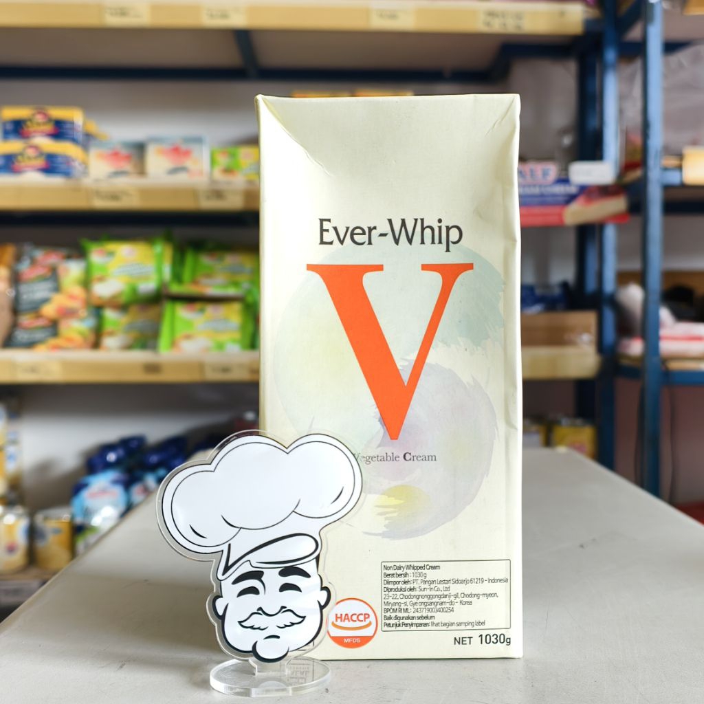 

Everwhip Whipping Cream 1Liter / Everwhip Whip Cream Cair 1 Liter