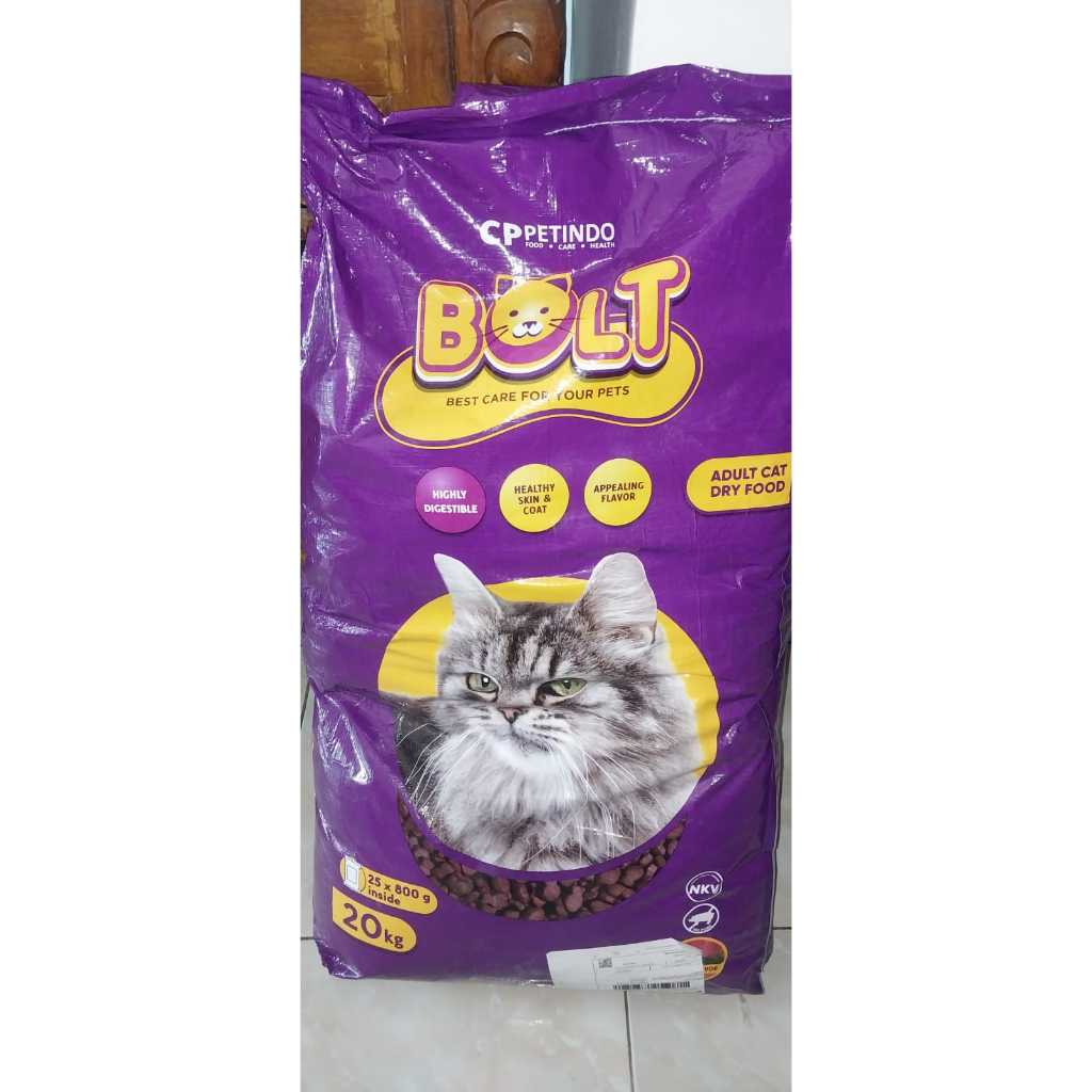 Bolt Makanan Kucing 20 kg