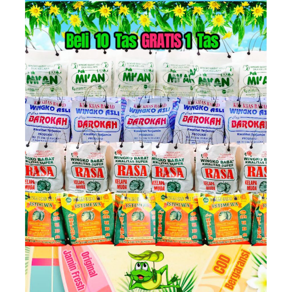 Wingko babat asli oleh oleh wisata bahari lamongan
