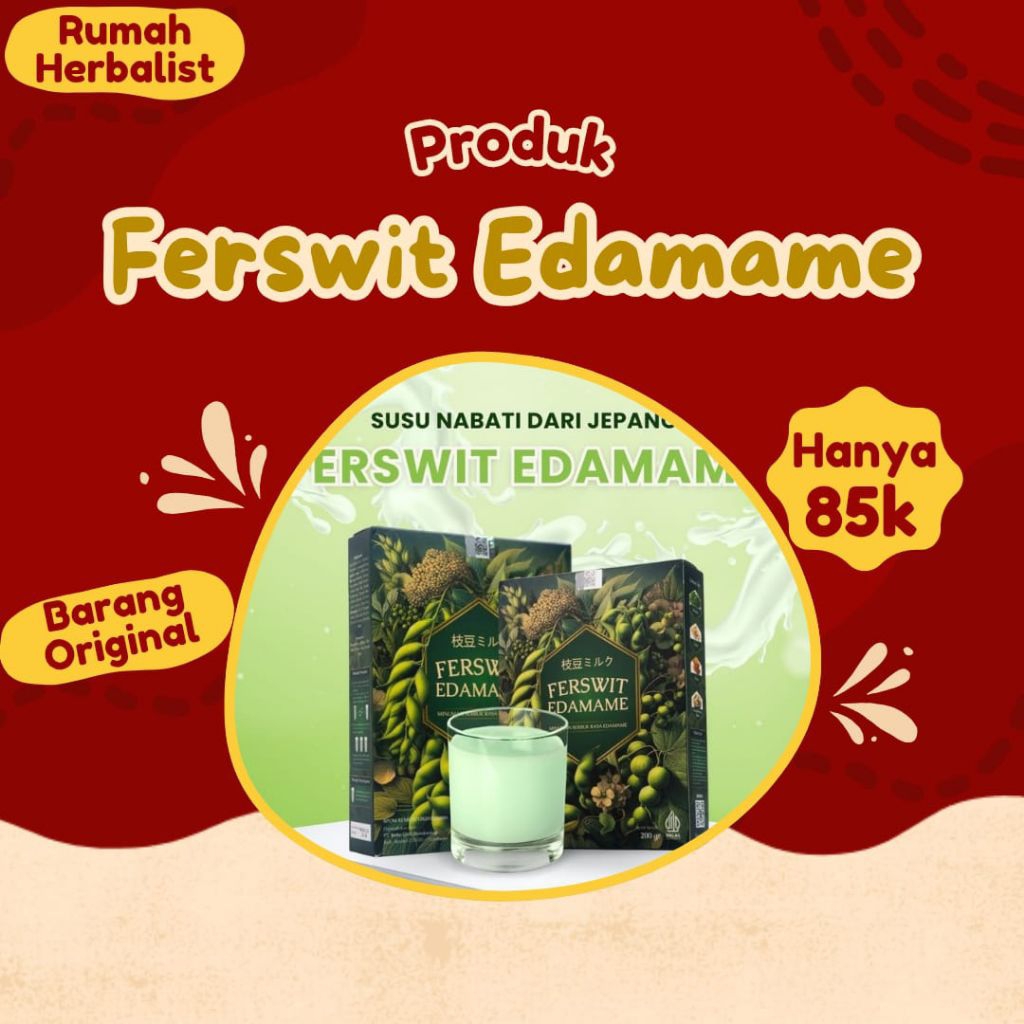 

Ferswit Susu Edamame Jepang Untuk Tulang Dan Sendi Original