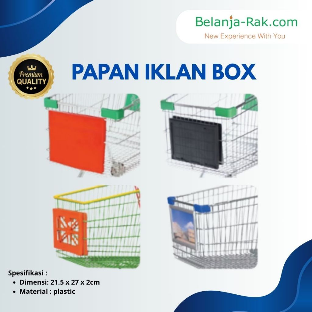 Papan Iklan Box Depan Untuk Trolley