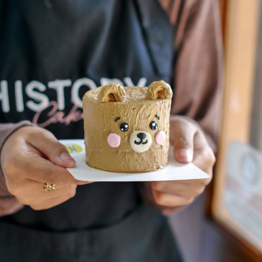 

HistoryCake Kue Tart Ulang Tahun Birthday Cake Bogel Vanilla Cheese - Beru