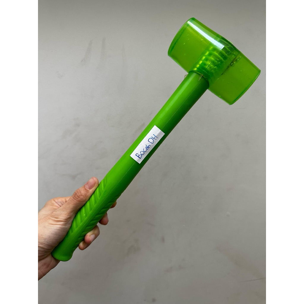 Palu Karet Keramik / Palu Karet Besar Jumbo / Palu Karet Kecil / Palu Karet Orange Hijau