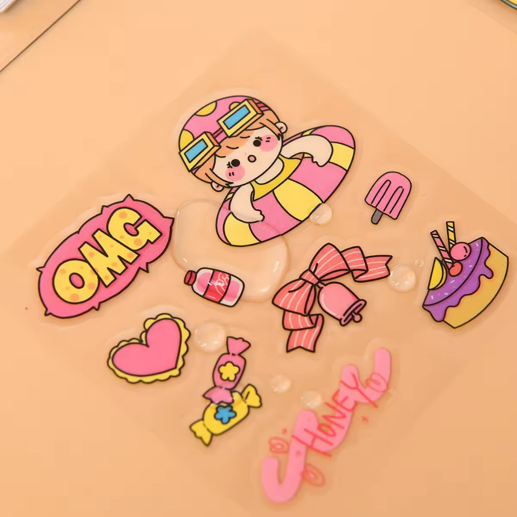 

(COD BISA) STIKER ANTI AIR STICKER KARTUN UNIK & LUCU ANTI AIR DEKORASI HANDBOOK HARGA 1 PCS