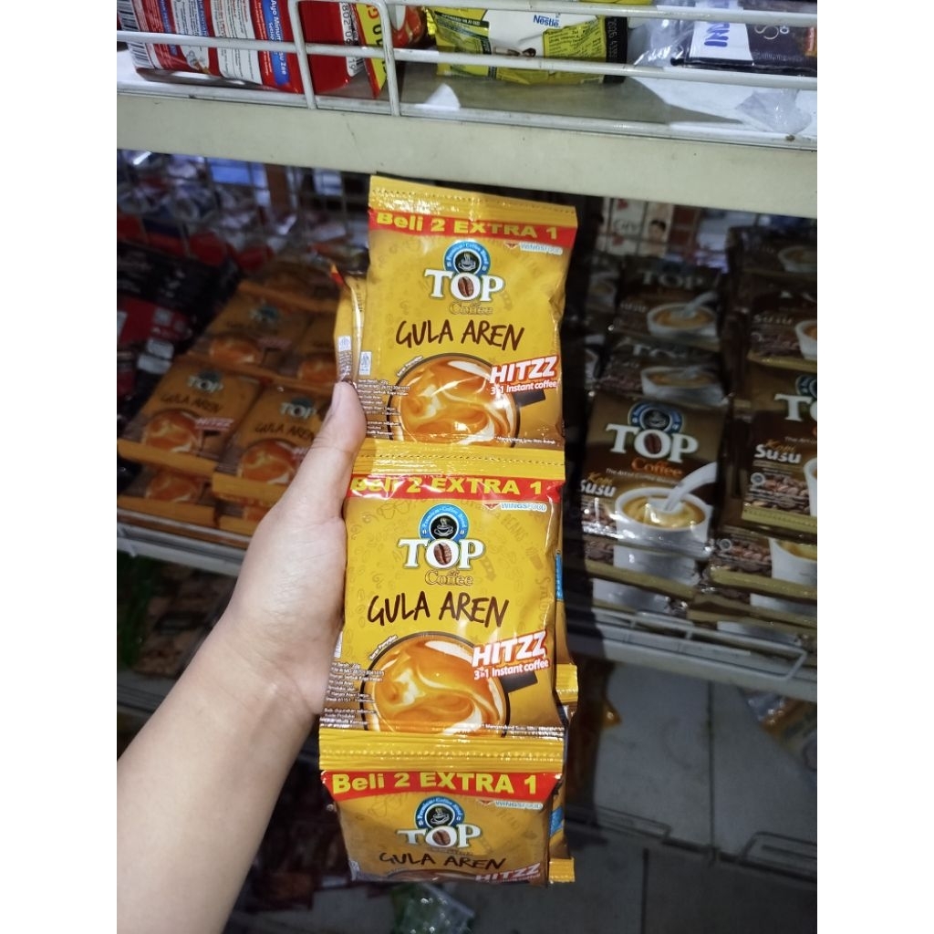 

TOP Coffee Gula Aren 1pak (15sachet)