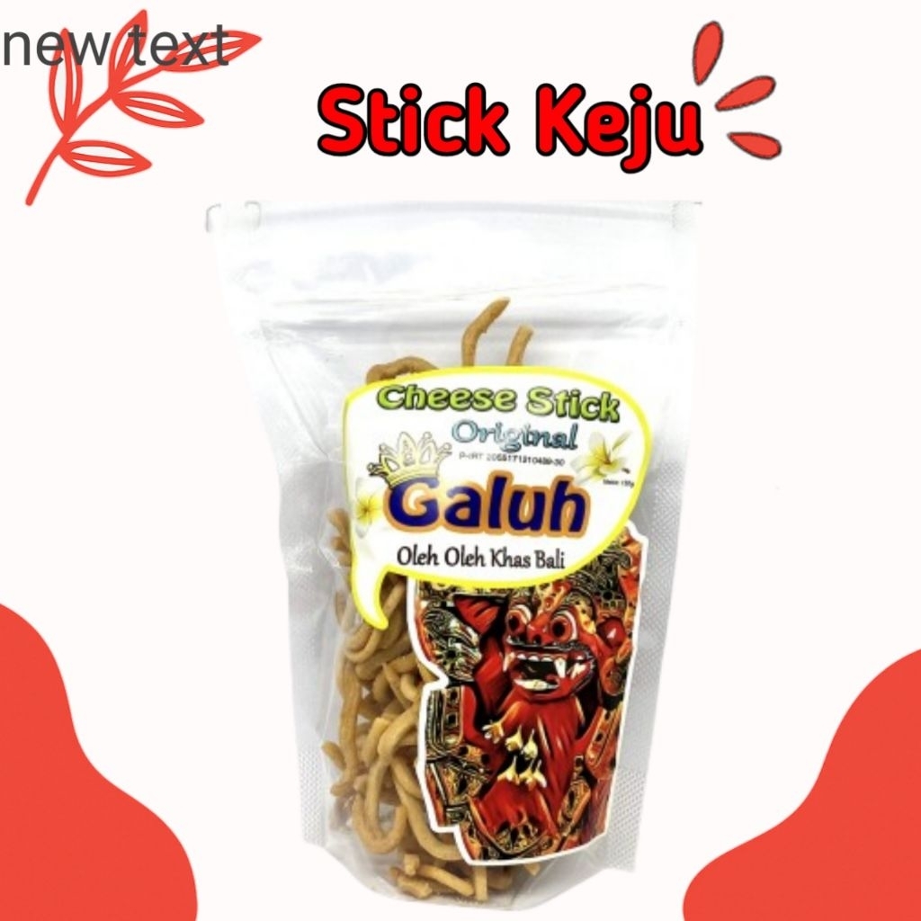 

Cemilan Cheese Stick Galuh 150g – Oleh-Oleh Khas Bali | Stik Keju Original / Pedas | Halal