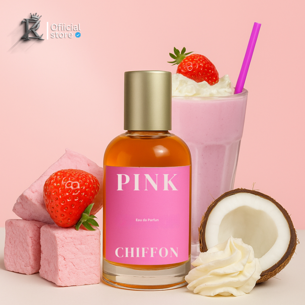 Parfum Rz Pinky Chiffony Parfum Wanita Aroma Sweet Vanilla 35ml Edp