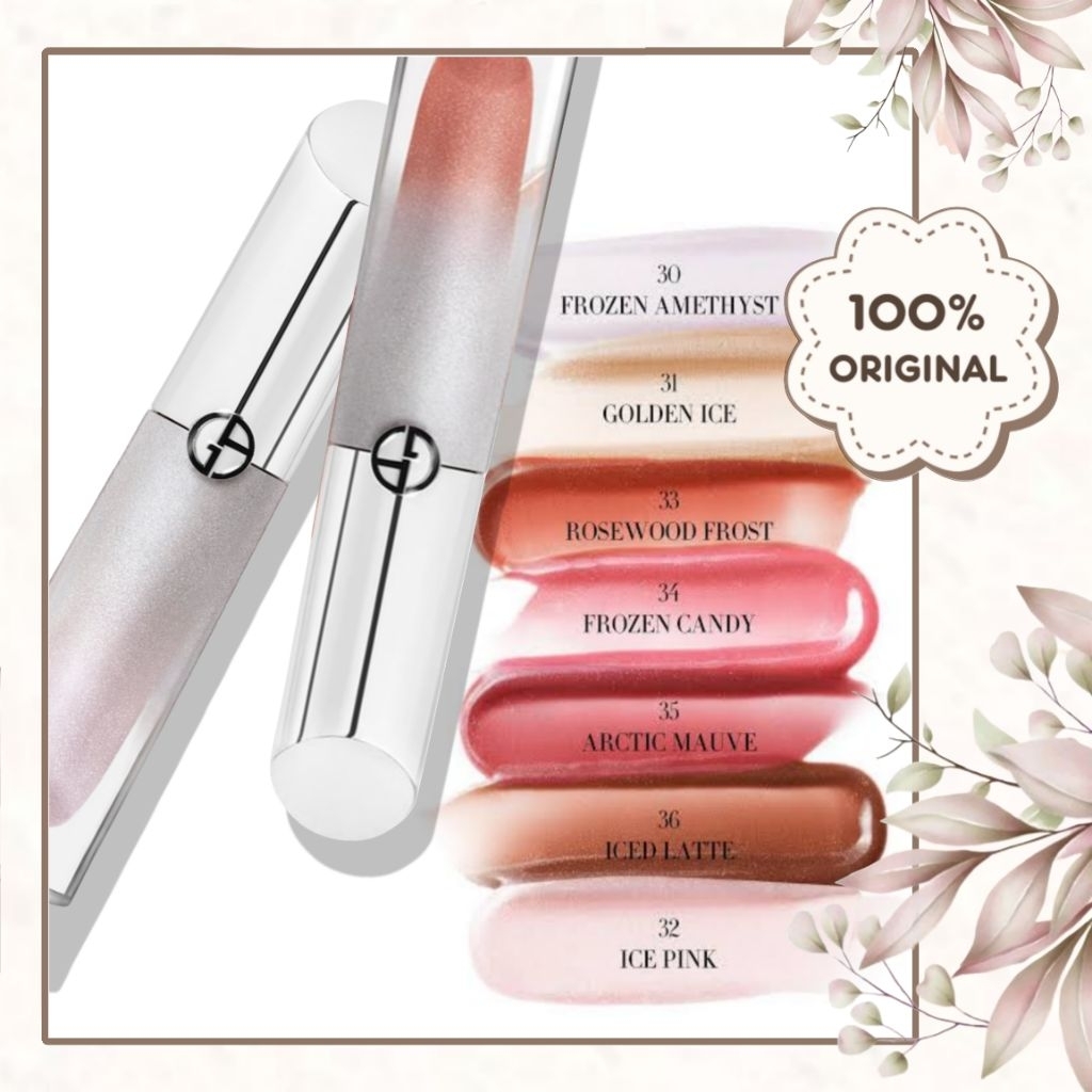 [ ARMANI BEAUTY ] Prisma Glass Icy Lip Plumper Lipgloss Lipstick