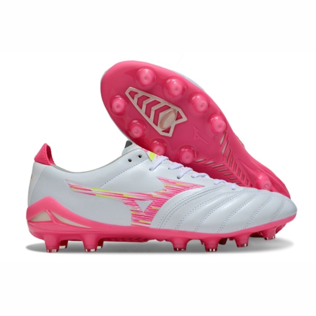 Sepatu Bola Mizuno Morelia Neo 4 White Pink FG