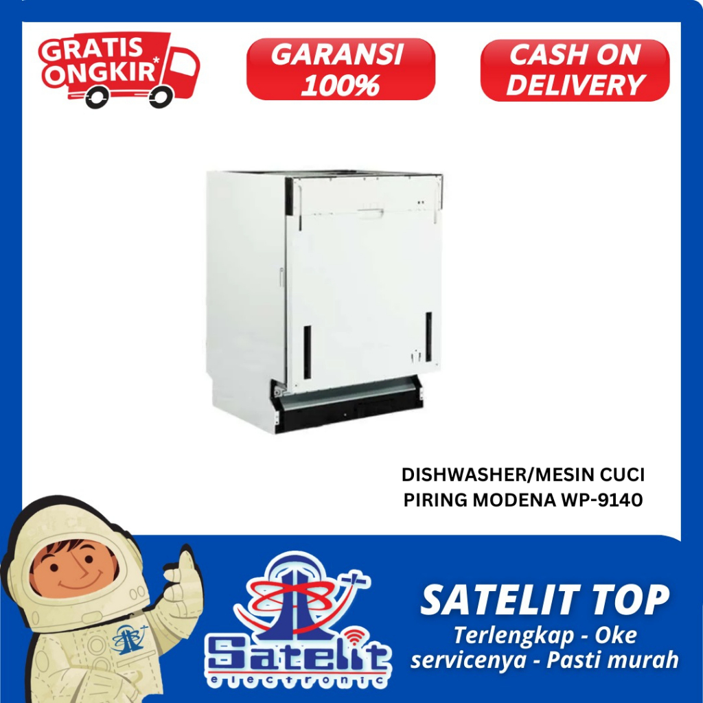 DISHWASHER/MESIN CUCI PIRING TANAM MODENA WP-9140