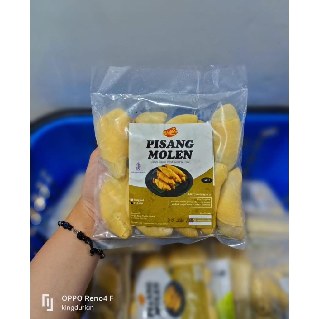 

Nisofood Pisang Molen Coklat Isi 10