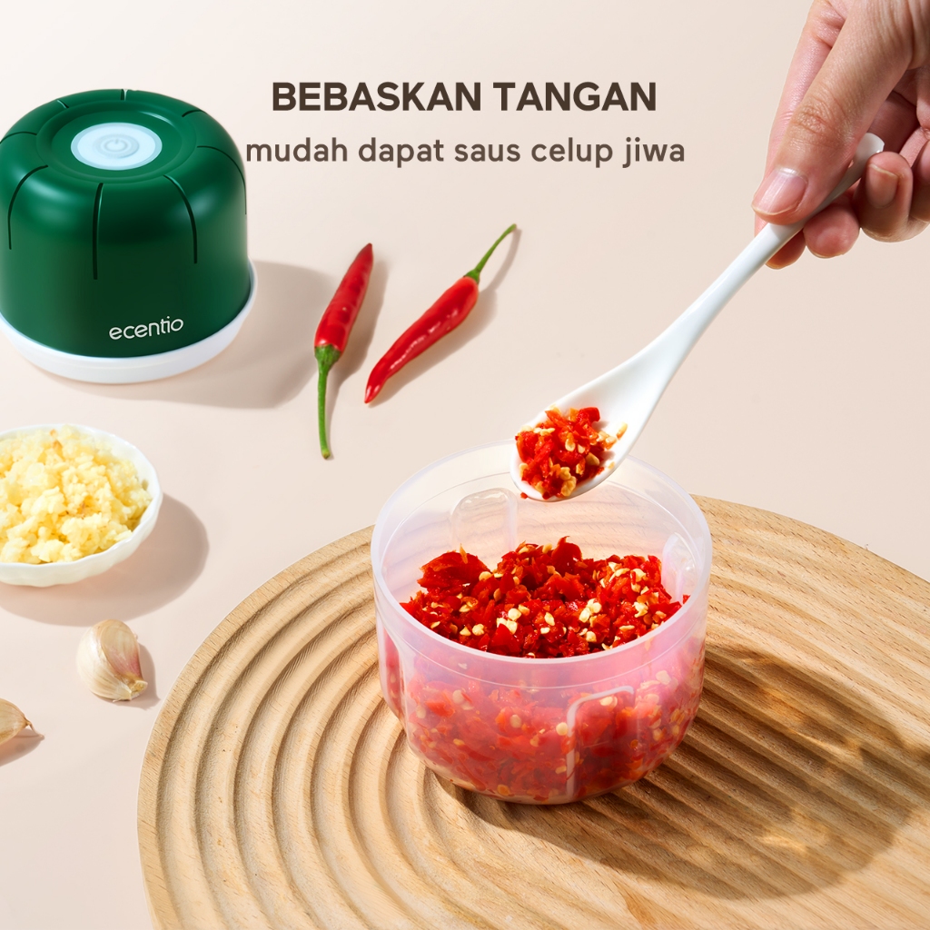 [shop live] ecentio mini cooper chopper mini food blender blender bumbu dapur bumbu alat dapur