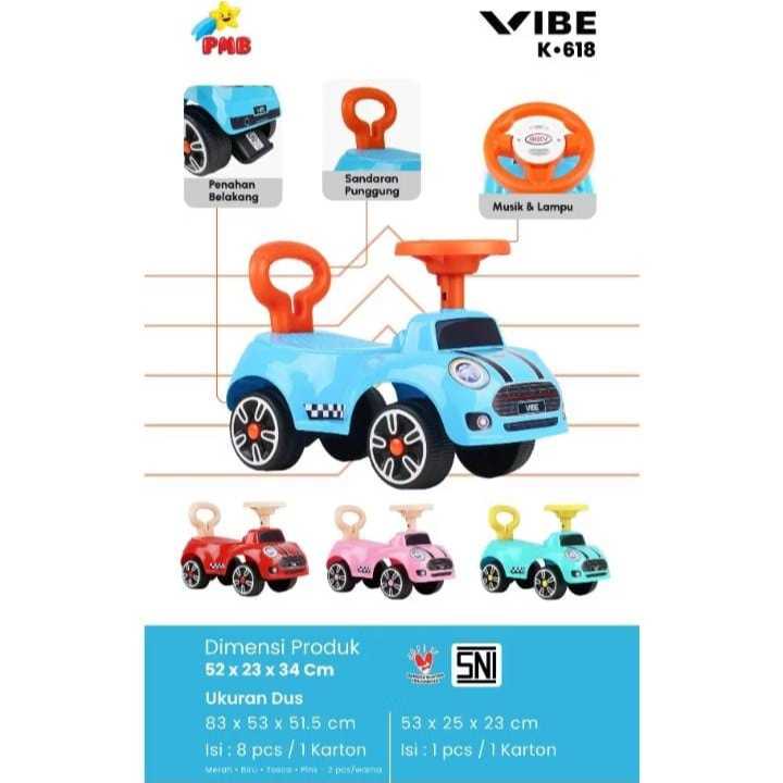 K618-VIBE PMB Mobil Mainan