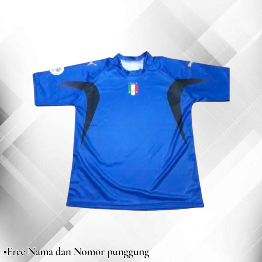 Jersey Bola Italia 2006 Full Printing