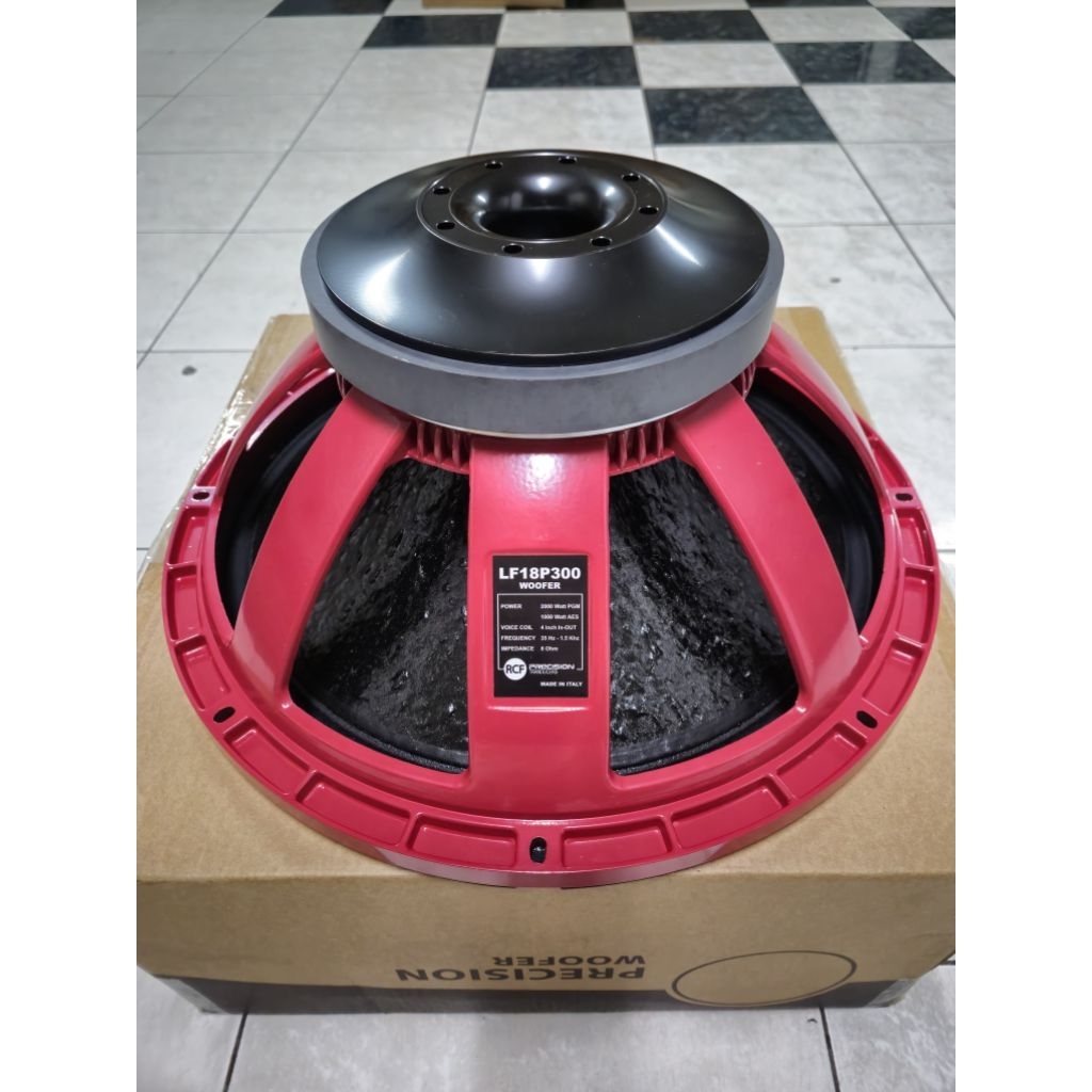 SPEAKER KOMPONEN RCF LF18P300 18P300 18 INCH RED SUBWOOFER COMPONENT
