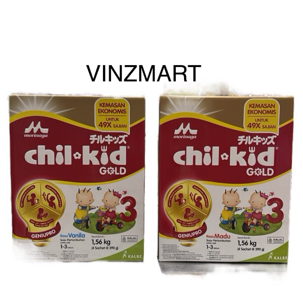 

CHIL KID GOLD 3 susu pertumbuhan usia 1-3 tahun 1.560gram VANILA/MADU