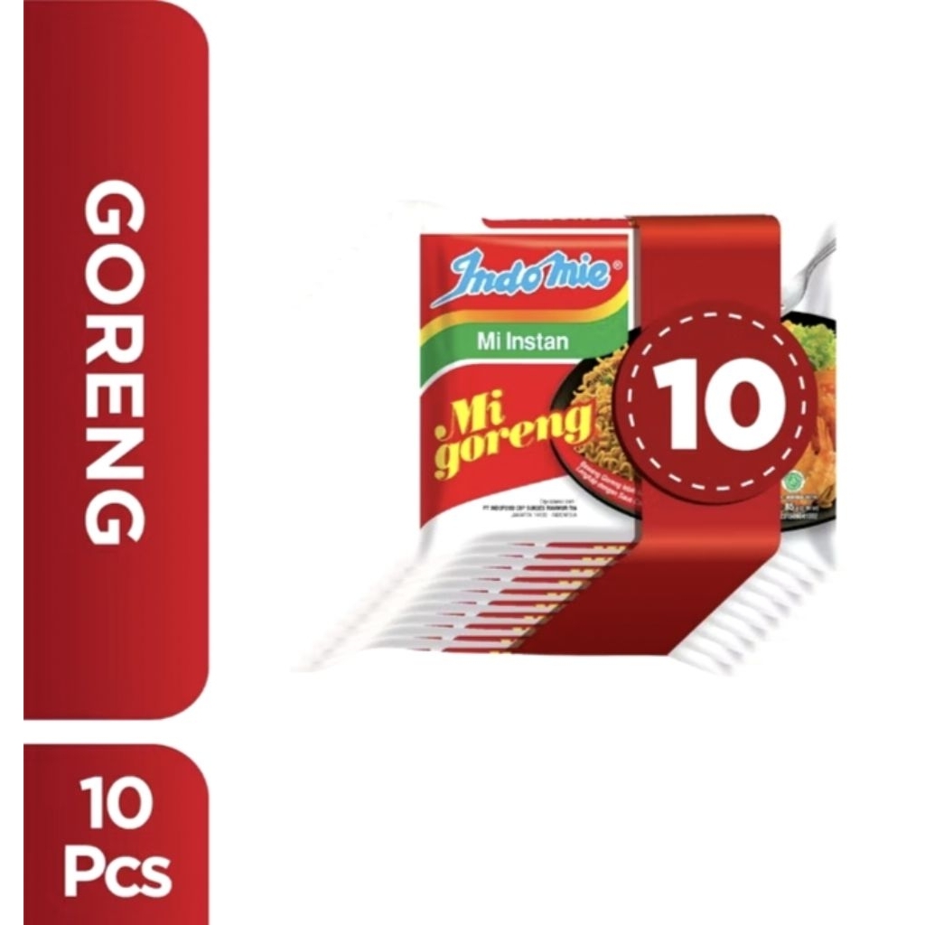 

Indomie instan Mie Goreng isi 10