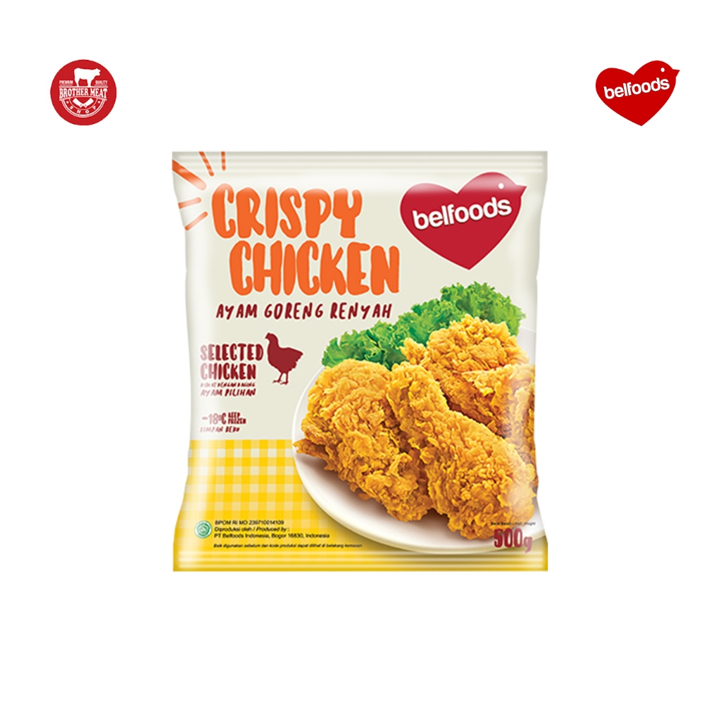 

Belfoods Crispy Chicken 500gr / Ayam Krispi - Brothermeatshop