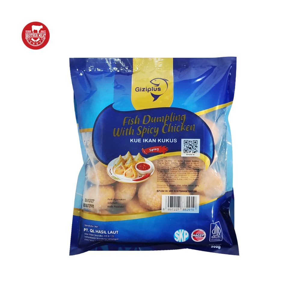 

GiziPlus Dumpling With Spicy Chicken 500gr - Brothermeatshop